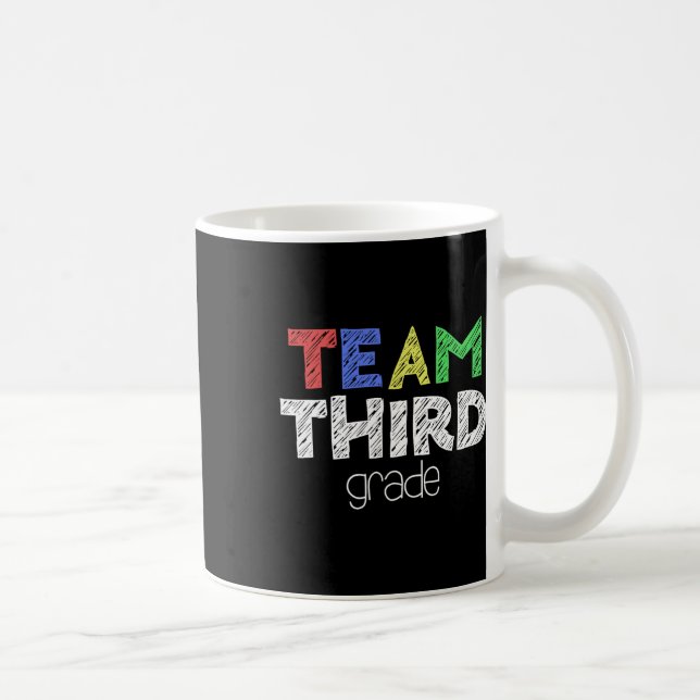 Third Grade 3rd Grade Back To School  Coffee Mug (Right)