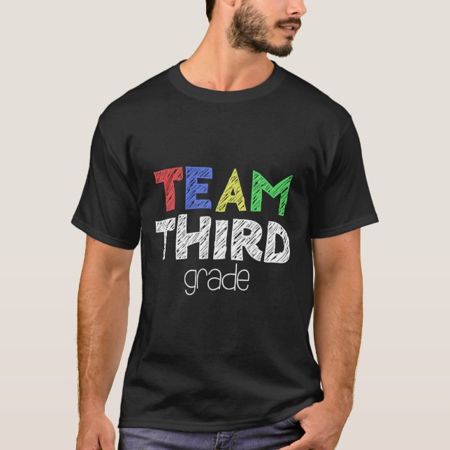 Third Grade 3rd Grade Back To School  T-Shirt (Front)
