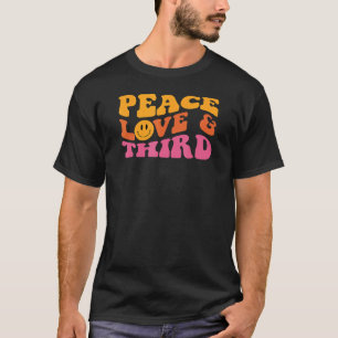 Third Grade 3rd Grader Love Inspire Teach Teacher T-Shirt