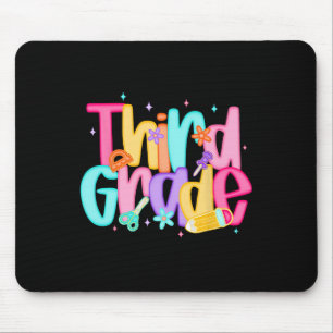 Third Grade Back To School 3rd Grade Squad Teacher Mouse Pad