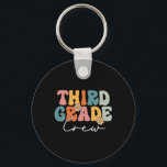 Third Grade Crew Back To School Teachers Students  Key Ring<br><div class="desc">Third Grade Crew Back To School Teachers Students 3rd Grade</div>