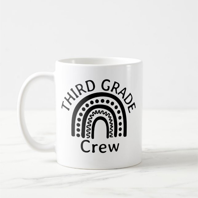 Third Grade Crew Coffee Mug (Left)