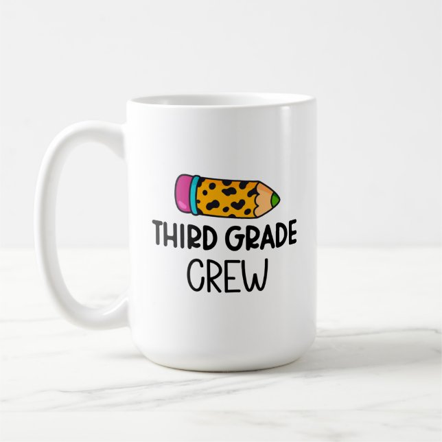Third Grade Crew Coffee Mug (Left)