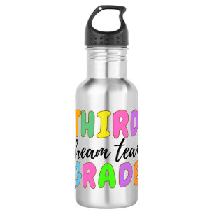 Third Grade,  Cute Back to School 532 Ml Water Bottle