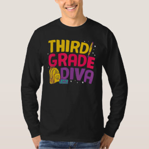 Third Grade Diva Cute 3rd Grade T-Shirt