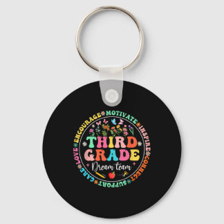 Third Grade Dream Team Back To School Teacher Love Key Ring