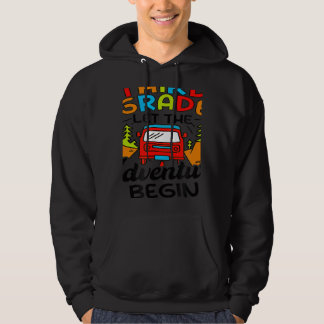 Third Grade First Day of 3rd Grade Let The Adventu Hoodie