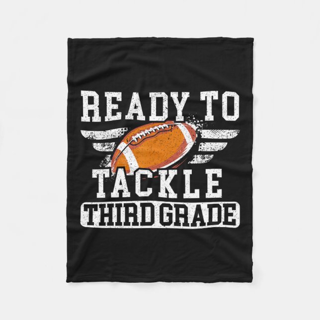 Third Grade First Day Of School Back To School  Fleece Blanket (Front)