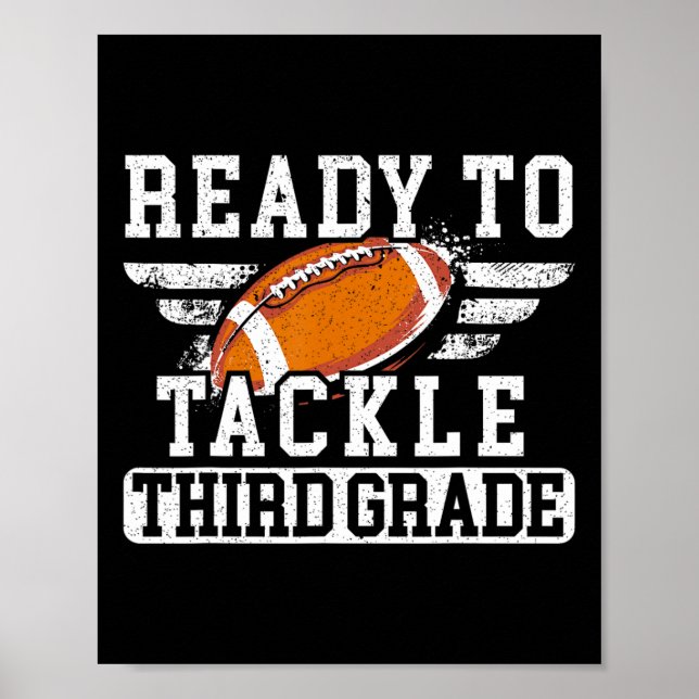 Third Grade First Day Of School Back To School  Poster (Front)