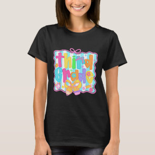 Third Grade Girls Back To School Bow Cute Coquette T-Shirt