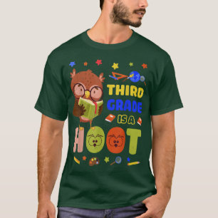 Third Grade is A Hoot Cute Owl Back to school T-Shirt