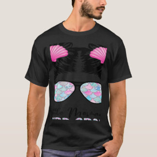 Third Grade Mermaid Messy Bun Back To School Tie D T-Shirt