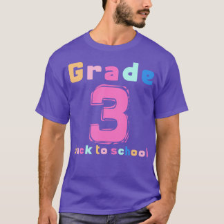 Third Grade Rainbow Girls Boys Teacher Cute 3rd Gr T-Shirt