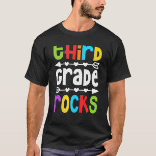 Third Grade Rocks 3Rd Grade Back To School T-Shirt