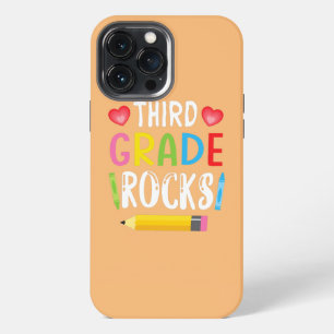 Third Grade Rocks Student Teacher Welcome Back To iPhone 13 Pro Max Case