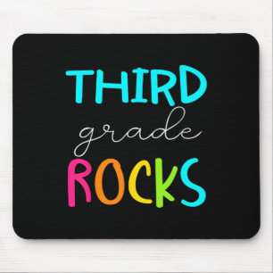 Third Grade Rocks Team 3rd Grade Teacher Mouse Pad