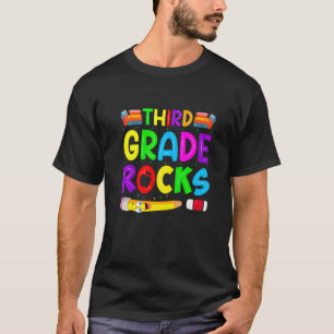 Third Grade Rocks Team 3rd Grade Teacher T-Shirt