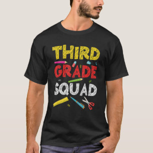 Third Grade Squad  3rd Grade Graduation T-Shirt