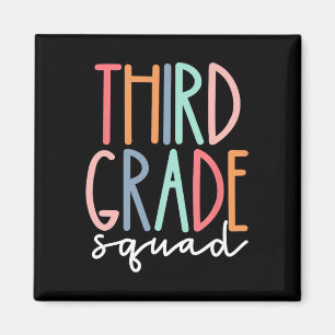 Third Grade Squad 3rd Grade Teacher Crew Ck To Sch Magnet