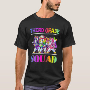 Third Grade Squad Dabbing Unicorn Back To School G T-Shirt
