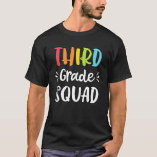 Third Grade Squad Funny 3Rd Back To School Teacher T-Shirt