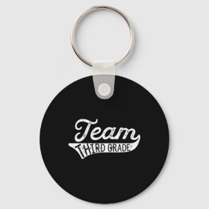 Third Grade - Student Teacher Back To School Tee Key Ring