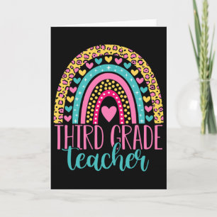 Third Grade Teacher 3rd Grade Teacher Ck To School Card