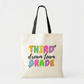 Third Grade Teacher, Back To School, Teacher Team Tote Bag