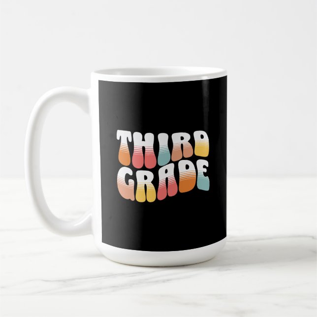Third Grade Teacher Coffee Mug (Left)