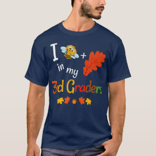 Third Grade Teacher Fall Autumn 3rd Grade Back To T-Shirt