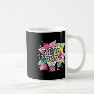Third Grade Teacher Student Back To School Happy F Coffee Mug