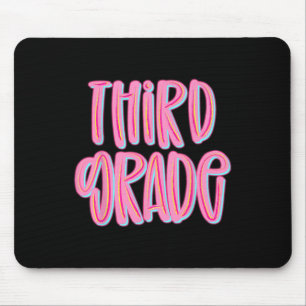 Third Grade Team 3rd Grade Teachers Students Back Mouse Pad