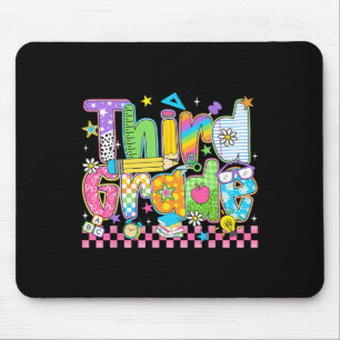 Third Grade Team Teacher Back To School 3rd Grade Mouse Pad