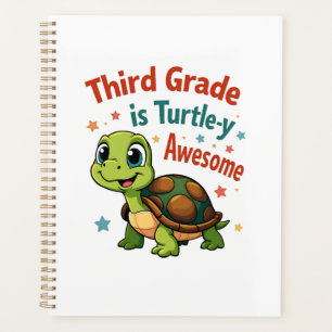 Third grade Turtle-y Awesome 3rd Grade Back to Sch Planner