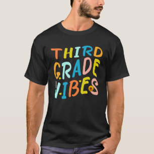 Third Grade Vibes - 3Rd Grade Team Retro 1St Day O T-Shirt