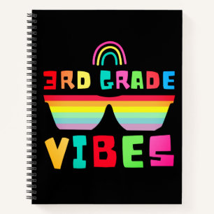 Third Grade Vibes Back To School Teacher & Student Notebook