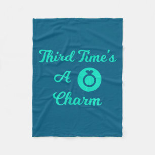 Third Marriage Future Mrs Time's Graphic Art Fleece Blanket