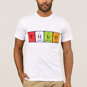 Third periodic table name shirt