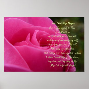 Third Step Prayer Poster