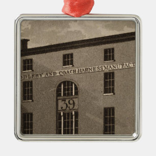 Third Street in Philadelphia Metal Ornament