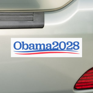 Third Term Obama 2028 Bumper Sticker