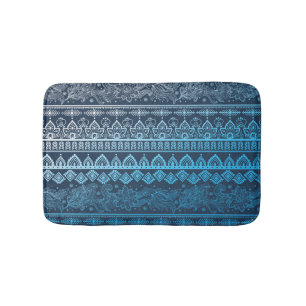 Third tribal ethnic, seamless pattern. bath mat