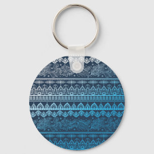 Third tribal ethnic, seamless pattern. key ring