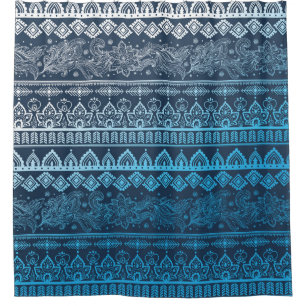 Third tribal ethnic, seamless pattern. shower curtain