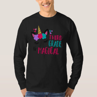 Third Unicorn First Day Of School Girls 1 T-Shirt