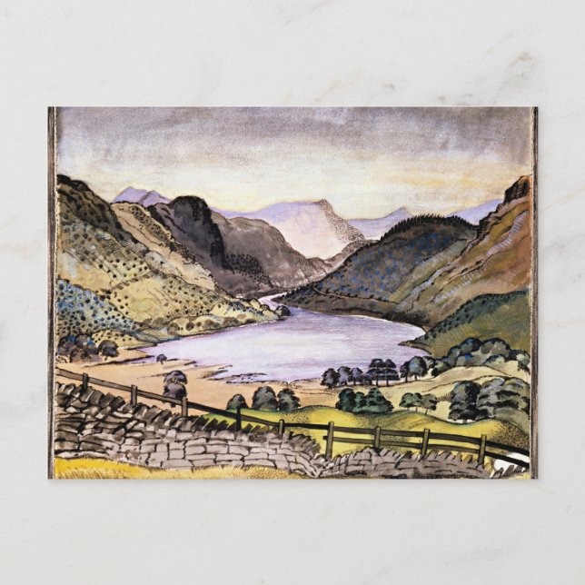 Thirlmere, artwork by Paul Nash Postcard (Front)