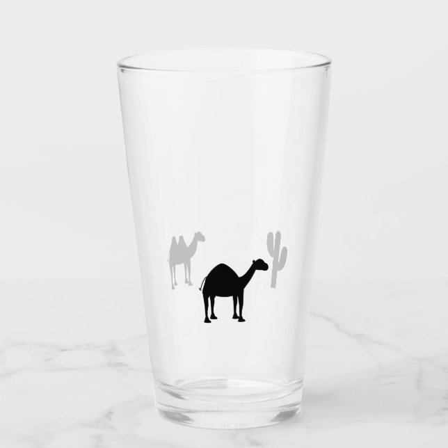 Thirsty Camel Glass (Front)