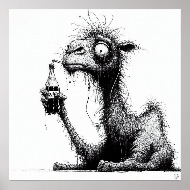 Thirsty Camel Print (Front)