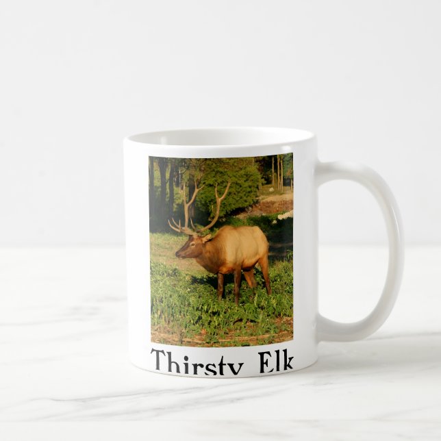 Thirsty Elk Coffee Mug (Right)