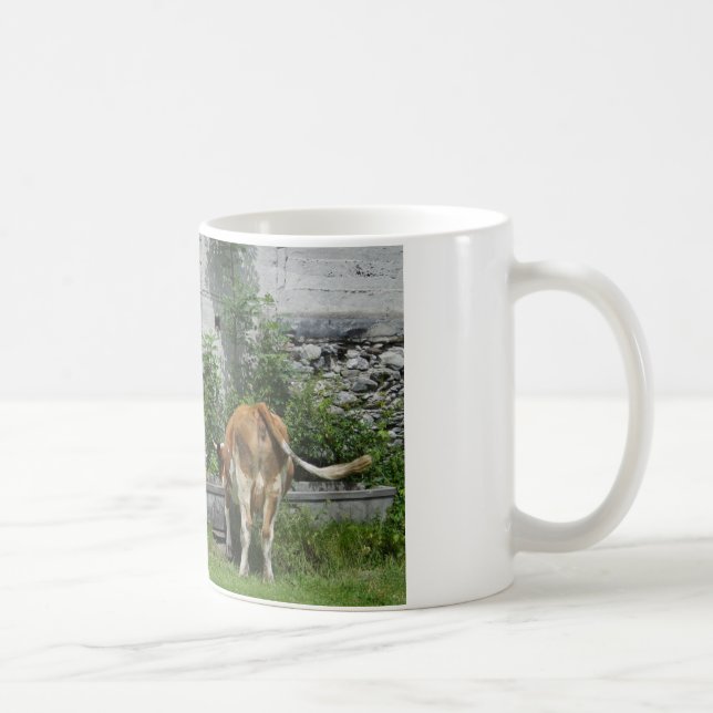 Thirsty Fleckvieh Coffee Mug (Right)